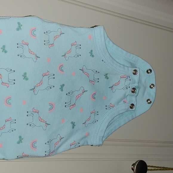 Child of Mine by Carters 6 and 9 months dressed with built-in onesie - Picture 3 of 6